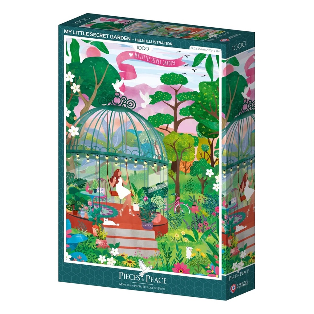 My Little Secret Garden | 1,000 Piece Jigsaw Puzzle by Pieces & Peace